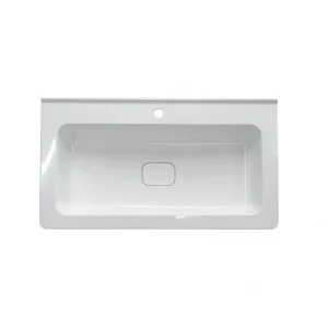 Раковина мебельная Эстет Каре Люкс 80х45 Белый глянцевый ФР-00005713