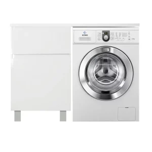 Тумба напольная Эстет Dallas Luxe под стиральную машину 130 с раковиной Белый ФР-00002267 Тумба напольная Эстет Dallas Luxe под стиральную машину 130 с раковиной Белый ФР-00002267