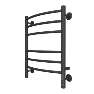 Полотенцесушитель электрический Terminus Классик 4670078527578 П6 60х48,2  диммер Черный матовый