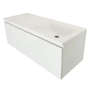 Тумба подвесная Эстет Dallas Luxe 115 с раковиной Белый ФР-00002303 Тумба подвесная Эстет Dallas Luxe 115 с раковиной Белый ФР-00002303