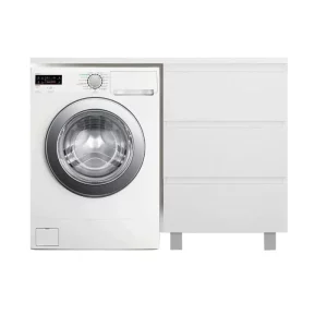 Тумба напольная Эстет Dallas Luxe под стиральную машину 120 с раковиной Белый ФР-00001923 Тумба напольная Эстет Dallas Luxe под стиральную машину 120 с раковиной Белый ФР-00001923