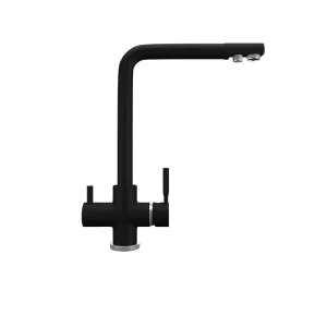 Смеситель для кухни Ulgran Quartz с подключением к фильтру UQ-016-07 Уголь