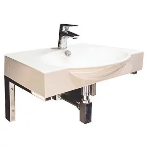 Раковина подвесная Sanita Luxe Infinity 76 на кронштейнах INF76SLWB01KR