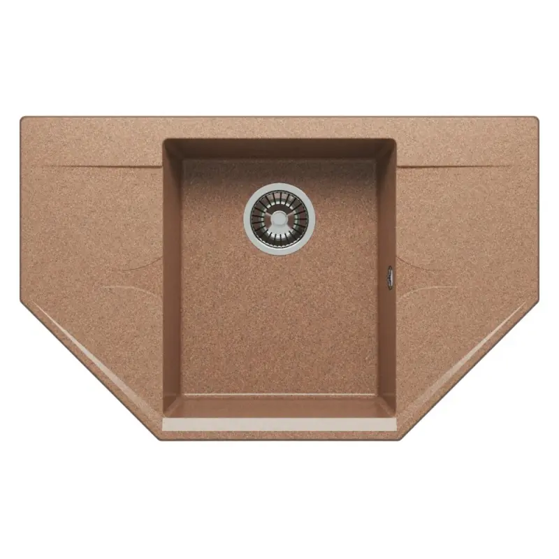 Мойка кухонная Polygran Riff 80 679115 Терракот Мойка кухонная Polygran Riff 80 679115 Терракот