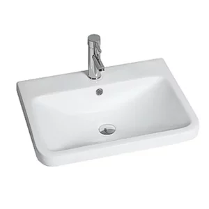 Раковина мебельная Comforty Overbuild 60,5х45,5 Белый глянцевый 3126698