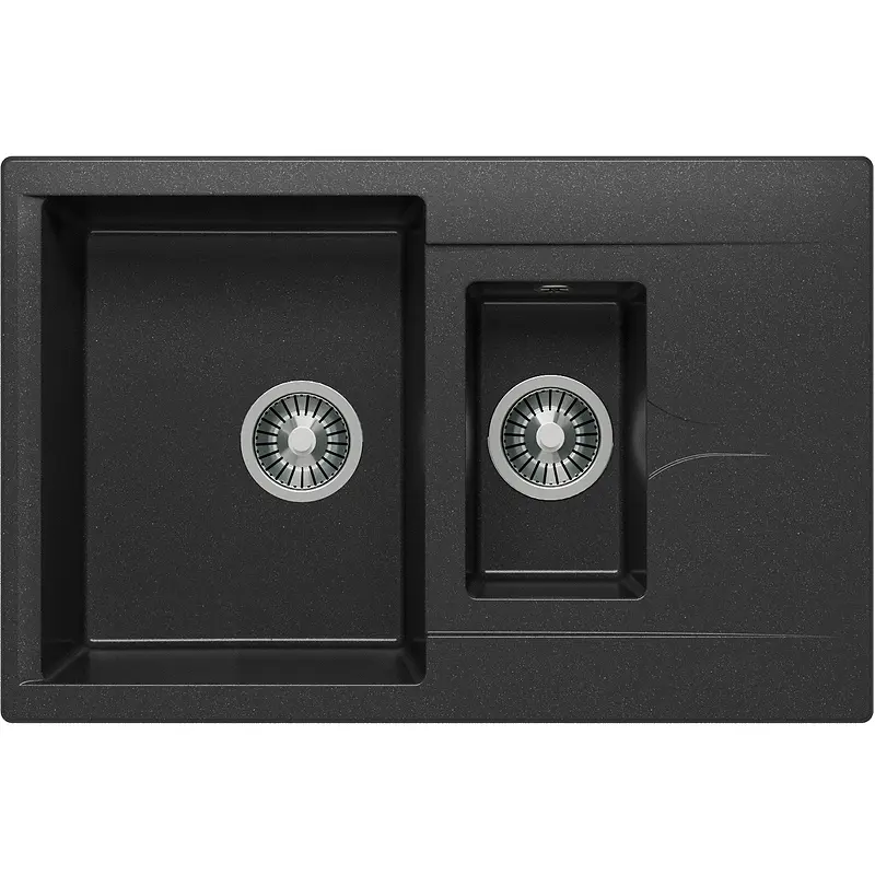 Мойка кухонная Polygran Brig 77 621404 Черный матовый Мойка кухонная Polygran Brig 77 621404 Черный матовый