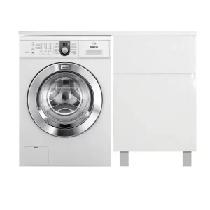 Тумба напольная Эстет Dallas Luxe под стиральную машину 130 с раковиной Белый ФР-00002268 Тумба напольная Эстет Dallas Luxe под стиральную машину 130 с раковиной Белый ФР-00002268