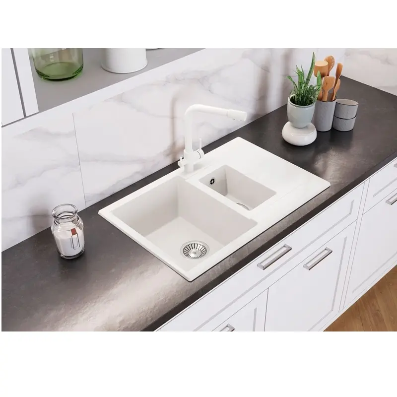 Мойка кухонная Polygran Brig 77 621404 Черный матовый Мойка кухонная Polygran Brig 77 621404 Черный матовый — изображение 2