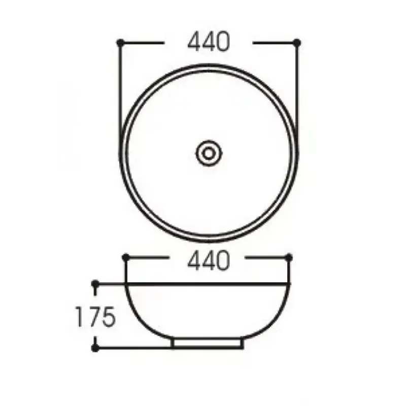 Раковина накладная Aquatek AQ 44х44 Белый AQ5354-00 Раковина накладная Aquatek AQ 44х44 Белый AQ5354-00 — изображение 2