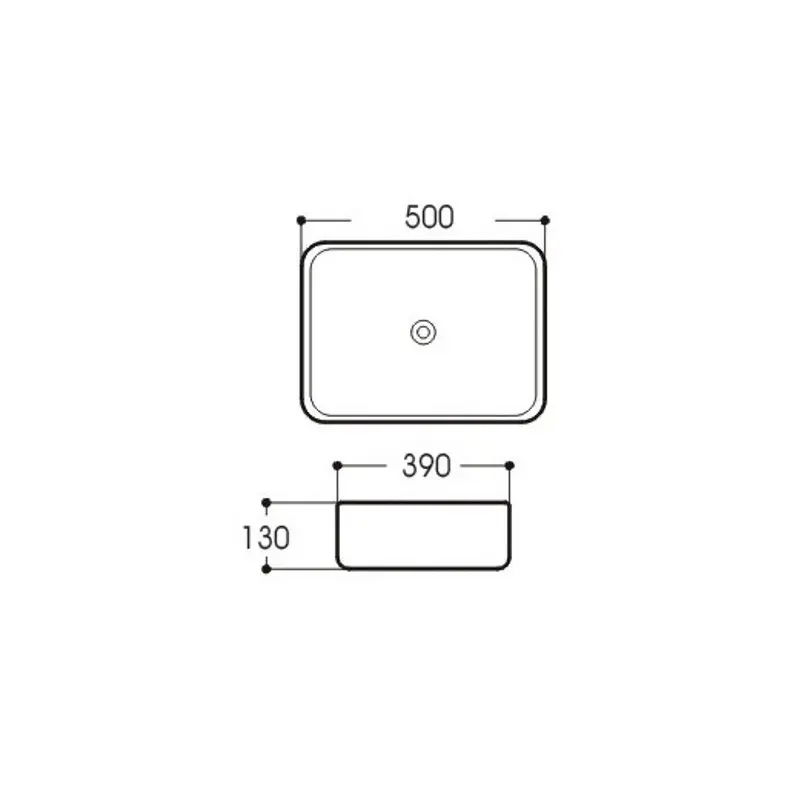 Раковина накладная Aquatek Вега 50х39 Белый AQ5515-00 Раковина накладная Aquatek Вега 50х39 Белый AQ5515-00 — изображение 2
