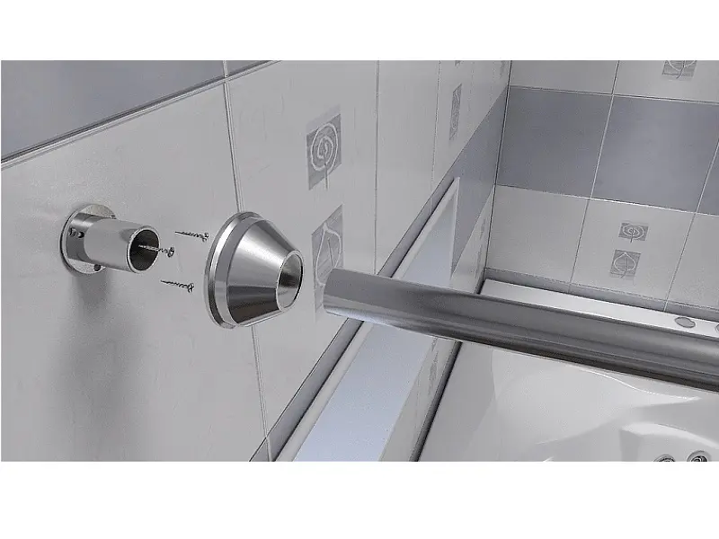 Карниз BAS Прямой 170 Хром КЗ00011 Карниз BAS Прямой 170 Хром КЗ00011 — изображение 2