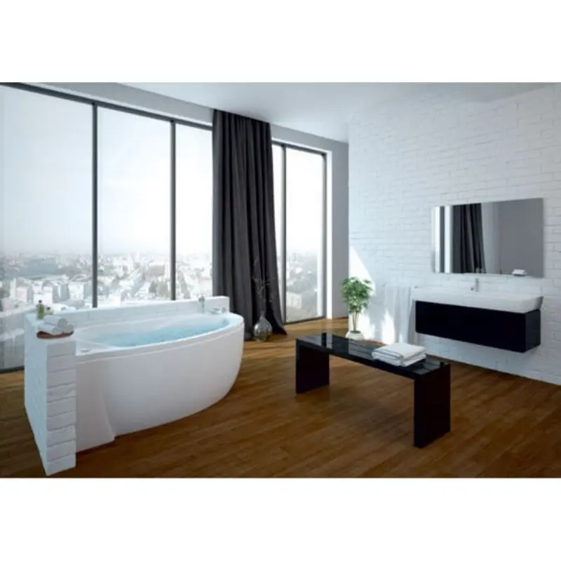 Ванна акриловая Aquatek Бетта 150х95 (каркас + слив-перелив + экран) левая Белый BET150-0000067 Ванна акриловая Aquatek Бетта 150х95 (каркас + слив-перелив + экран) левая Белый BET150-0000067 — изображение 2