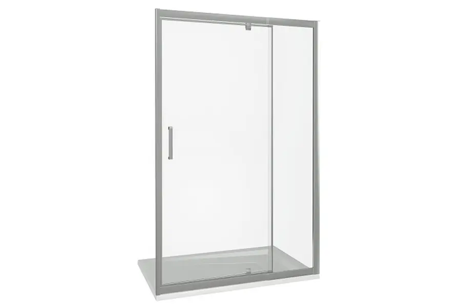 Душевая дверь Bas Orion 120х185 Хром / Прозрачное Душевая дверь Bas Orion 120х185 Хром / Прозрачное — изображение 2