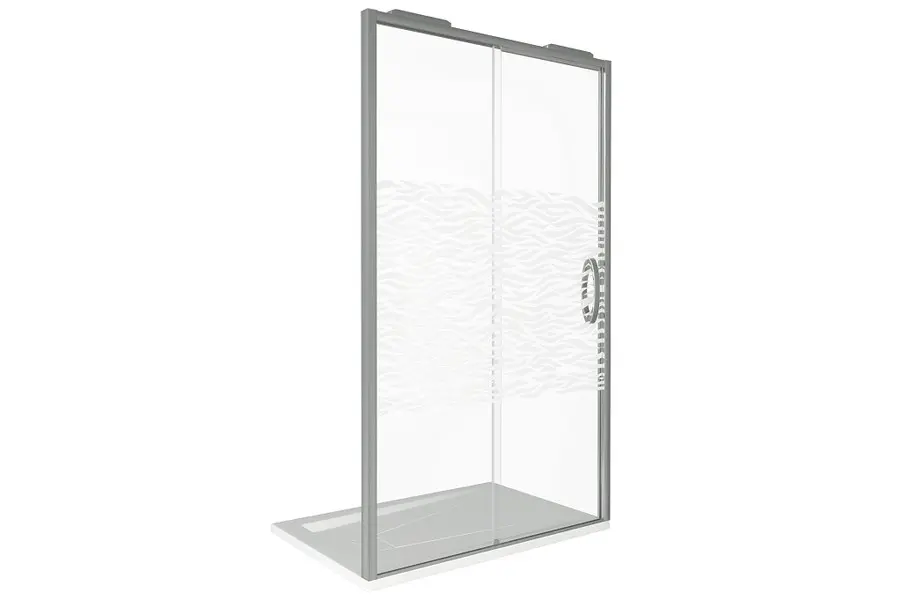 Душевая дверь Bas Antares 130х195 Хром / Прозрачное Душевая дверь Bas Antares 130х195 Хром / Прозрачное — изображение 3