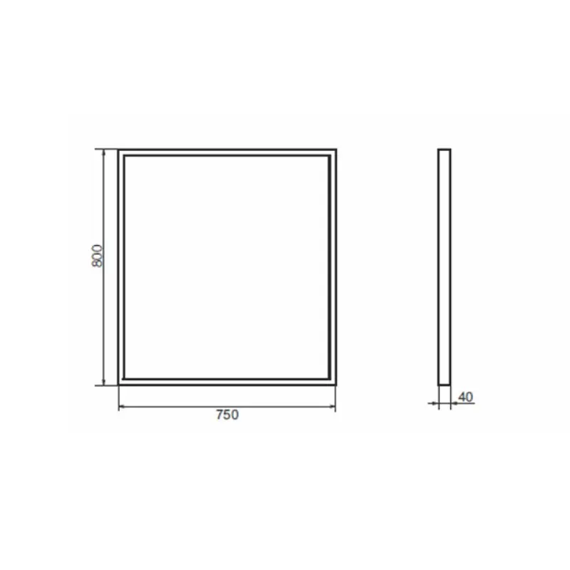 Зеркало Comforty Бредфорд 75 Графит 00-00009966CF Зеркало Comforty Бредфорд 75 Графит 00-00009966CF — изображение 4