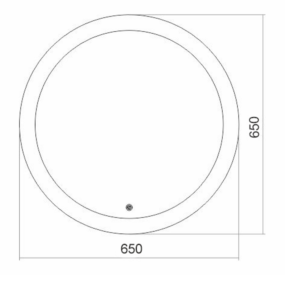 Зеркало Azario Перла 65 с сенсором ФР-1534 Зеркало Azario Перла 65 с сенсором ФР-1534 — изображение 3