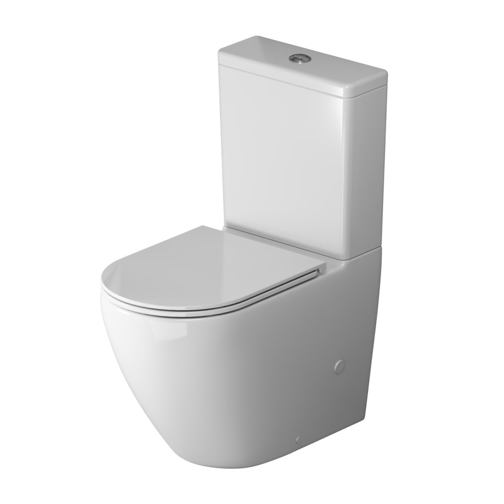 Унитаз-компакт Grossman Tornado Белый глянцевый GR-4407SQ Унитаз-компакт Grossman Tornado Белый глянцевый GR-4407SQ