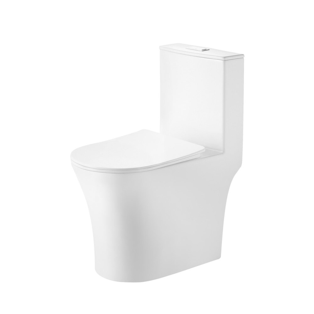 Унитаз-моноблок Grossman Thin Rim Белый глянцевый GR-5607SQ Унитаз-моноблок Grossman Thin Rim Белый глянцевый GR-5607SQ