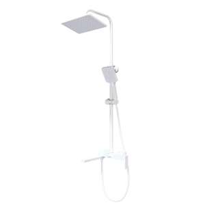 Душевая система Knotlor Stable с изливом Белый матовый KN-23/WY Душевая система Knotlor Stable с изливом Белый матовый KN-23/WY