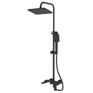 Душевая система Knotlor Vigor с изливом Черный матовый KN-72/BL Душевая система Knotlor Vigor с изливом Черный матовый KN-72/BL