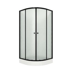 Душевой уголок Niagara Eco 80х80 с поддоном Черный / Матовое NG-003-14MT