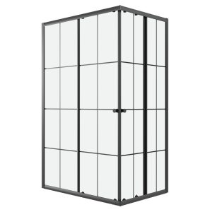 Душевой уголок Niagara Eco 98х78 Черный / Прозрачное NG-1018-14QKL