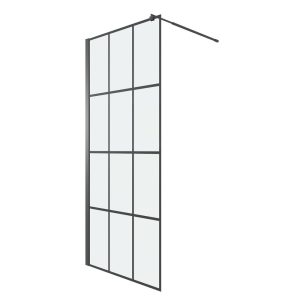 Душевая перегородка Niagara Eco 80 Черный / Прозрачное NG-552-80BLACK