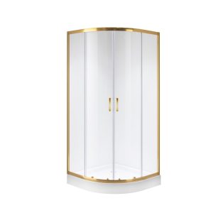 Душевой уголок Niagara Nova 100х100 Золото / Прозрачное NG-6407-08