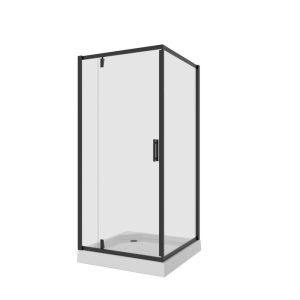 Душевой уголок Niagara Nova 100х100 Черный / Прозрачное NG-6802-08BLACK