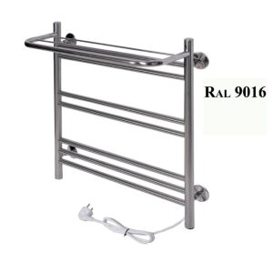 Полотенцесушитель электрический Тера Богема 50х60 кнопка включения, телескоп.держатели Белый ПСК-14-05б