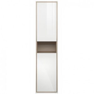 Пенал подвесной Cersanit Louna 35 Белый/Дуб SP-SL-LOU/Wh