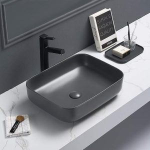 Раковина накладная Comforty 50 Графит матовый T-Y9378MDH