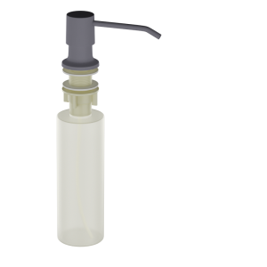 Дозатор для жидких моющий средств Ulgran Quartz UQ-01 Бетон UQ-01-05 Дозатор для жидких моющий средств Ulgran Quartz UQ-01 Бетон UQ-01-05