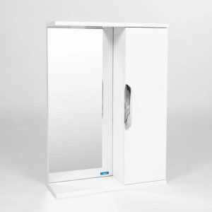 Шкаф зеркальный Viant Барселона 50 Белый VBAR50-ZSH