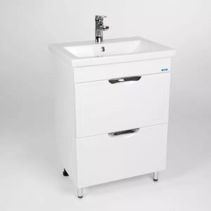 Тумба напольная Viant Лима 60 с раковиной Como Белый VLIM60CO-T2Y