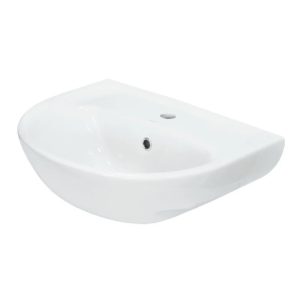 Раковина подвесная Sanita Эталон 55,5 Белый глянцевый WB.PD/Etalon/55-C/WHT.G/S1