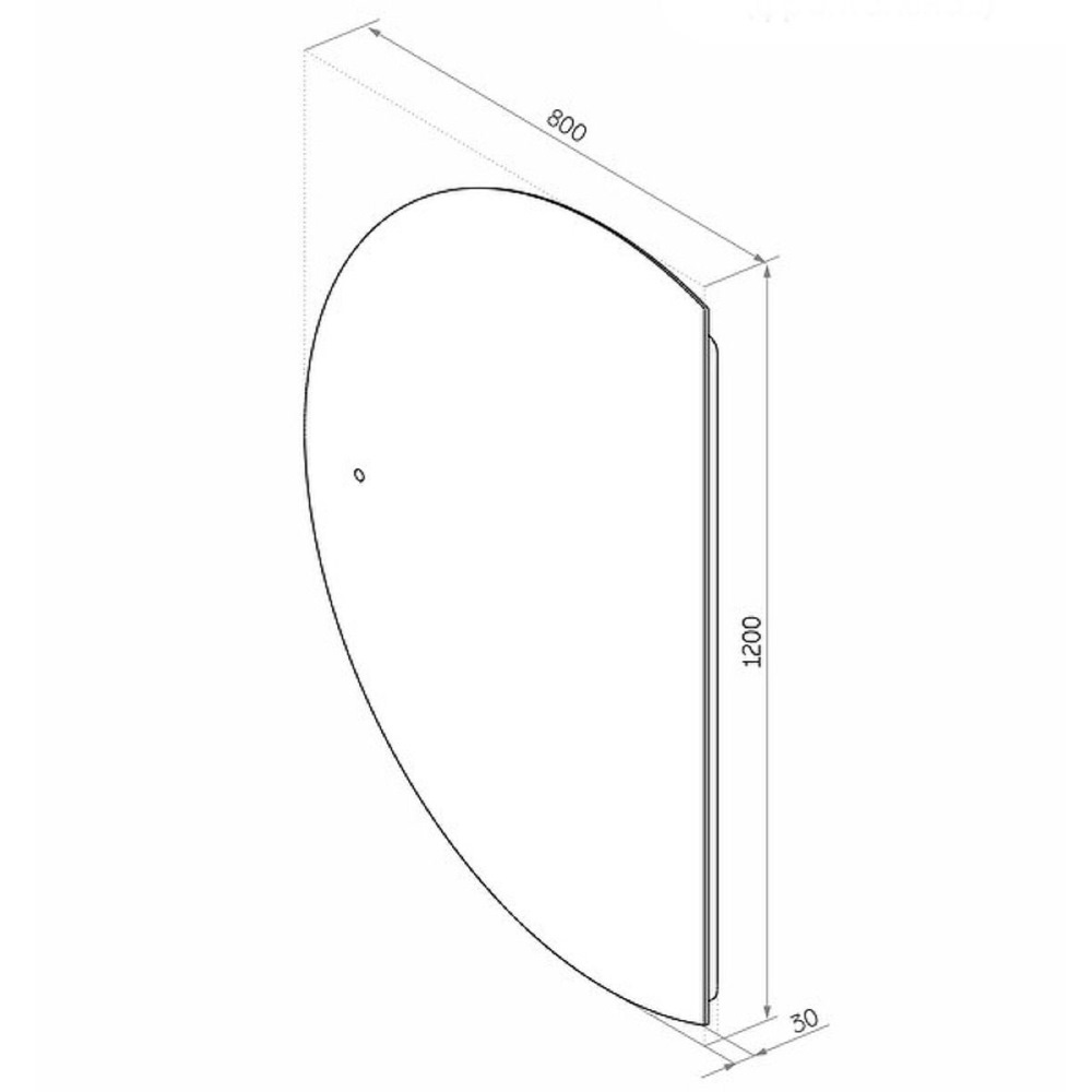 Зеркало Агата Jill 80 c сенсором ЗЛП3537 Зеркало Агата Jill 80 c сенсором ЗЛП3537 — изображение 4