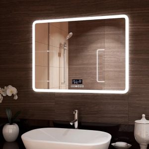 Зеркало Агата Demure 90 с подогревом и музыкальным блоком ЗЛП448